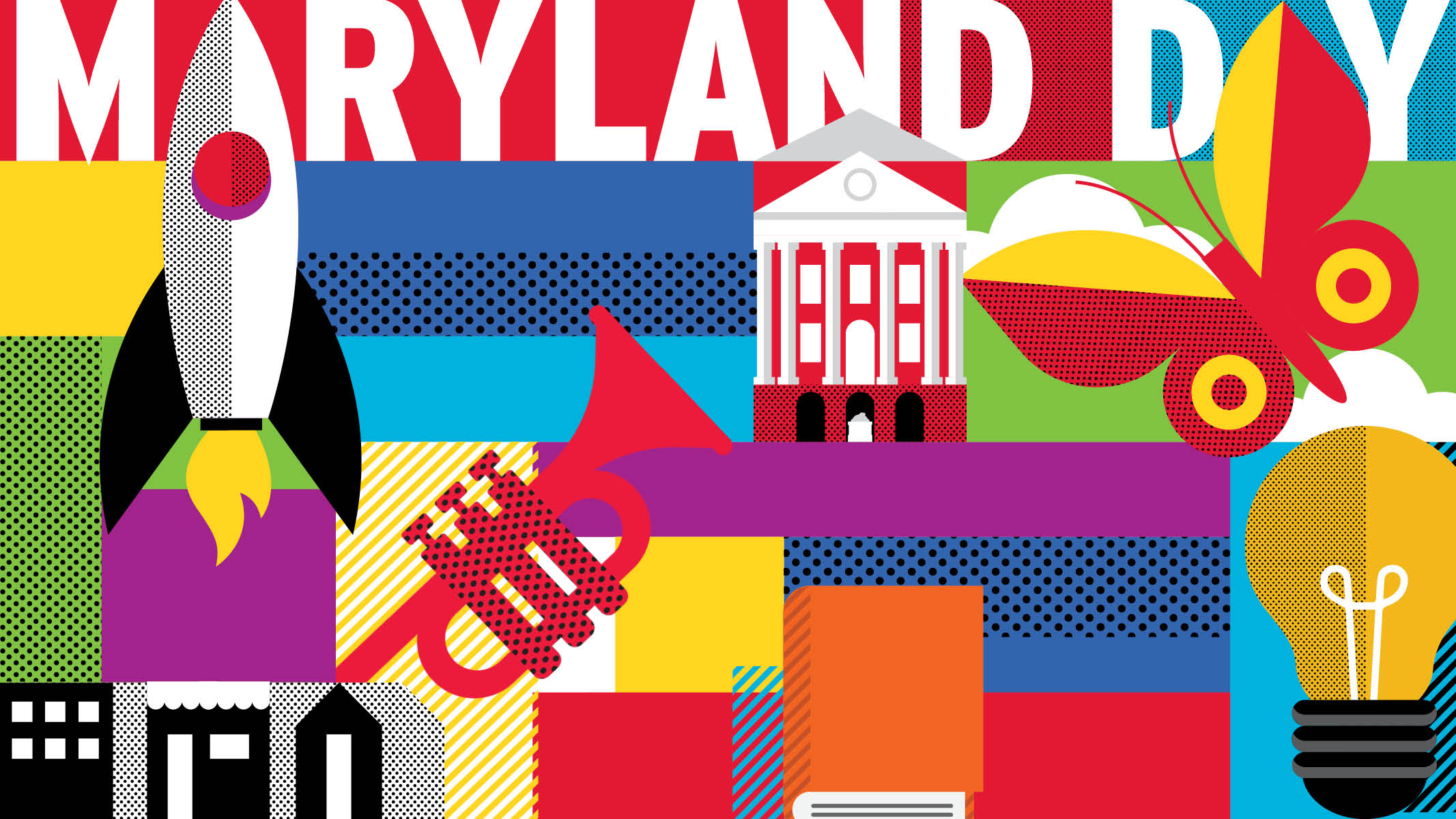Maryland Day 2022 colorful graphic