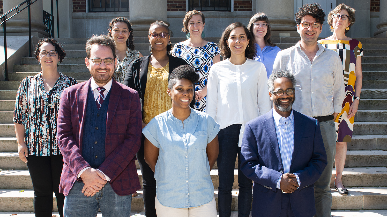 Group shot of new faculty 2019-20.